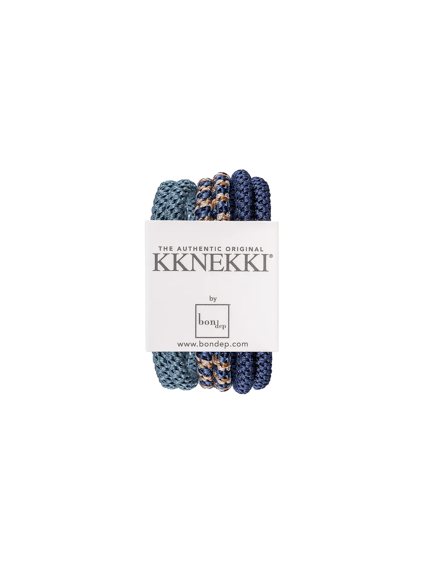 KKNEKKI | Haargummi 6er Pkg BUNDLE 11 | blau